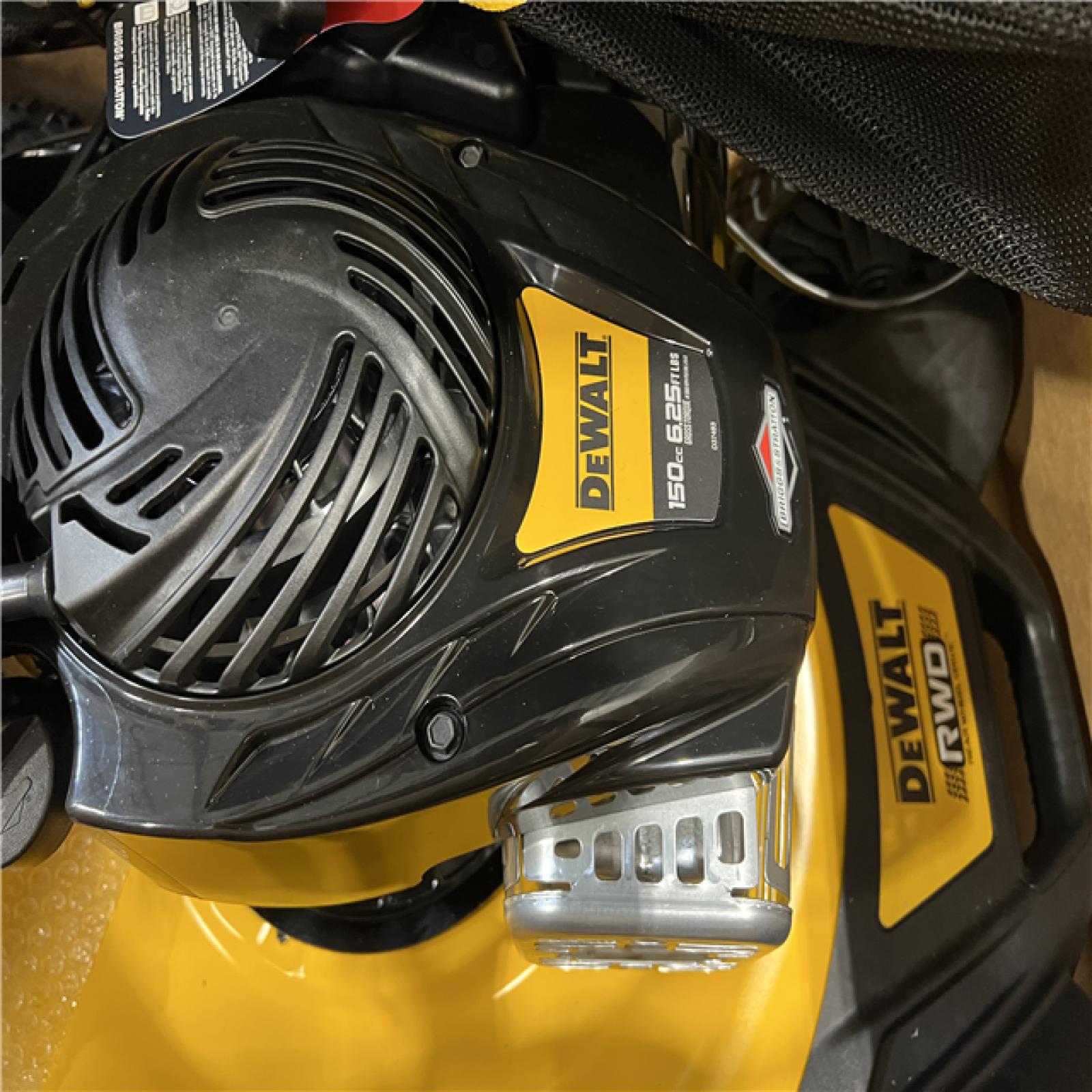 Dallas Location - As-Is DEWALT 21 in. 150cc Briggs and Stratton 625ex Engine Rear Wheel Drive 2-in-1 Gas Self Propelled Walk Behind Lawn Mower