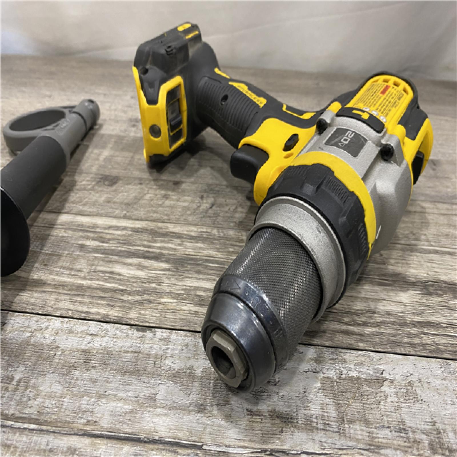 AS-IS DEWALT 20V MAX Brushless Cordless 1/2 in. Hammer Drill/Driver with FLEXVOLT ADVANTAGE (Tool Only)
