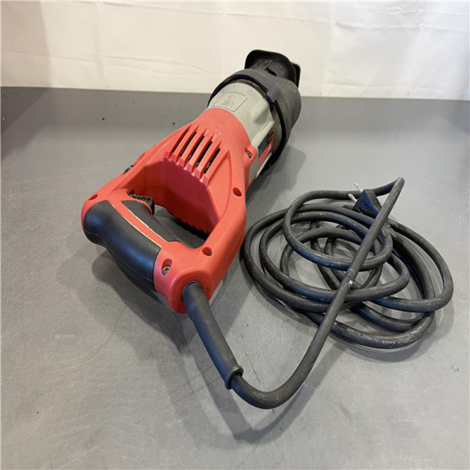 AS-IS - Milwaukee 6538-21 15.0 Amp Super Sawzall Reciprocating Saw with Carrying Case