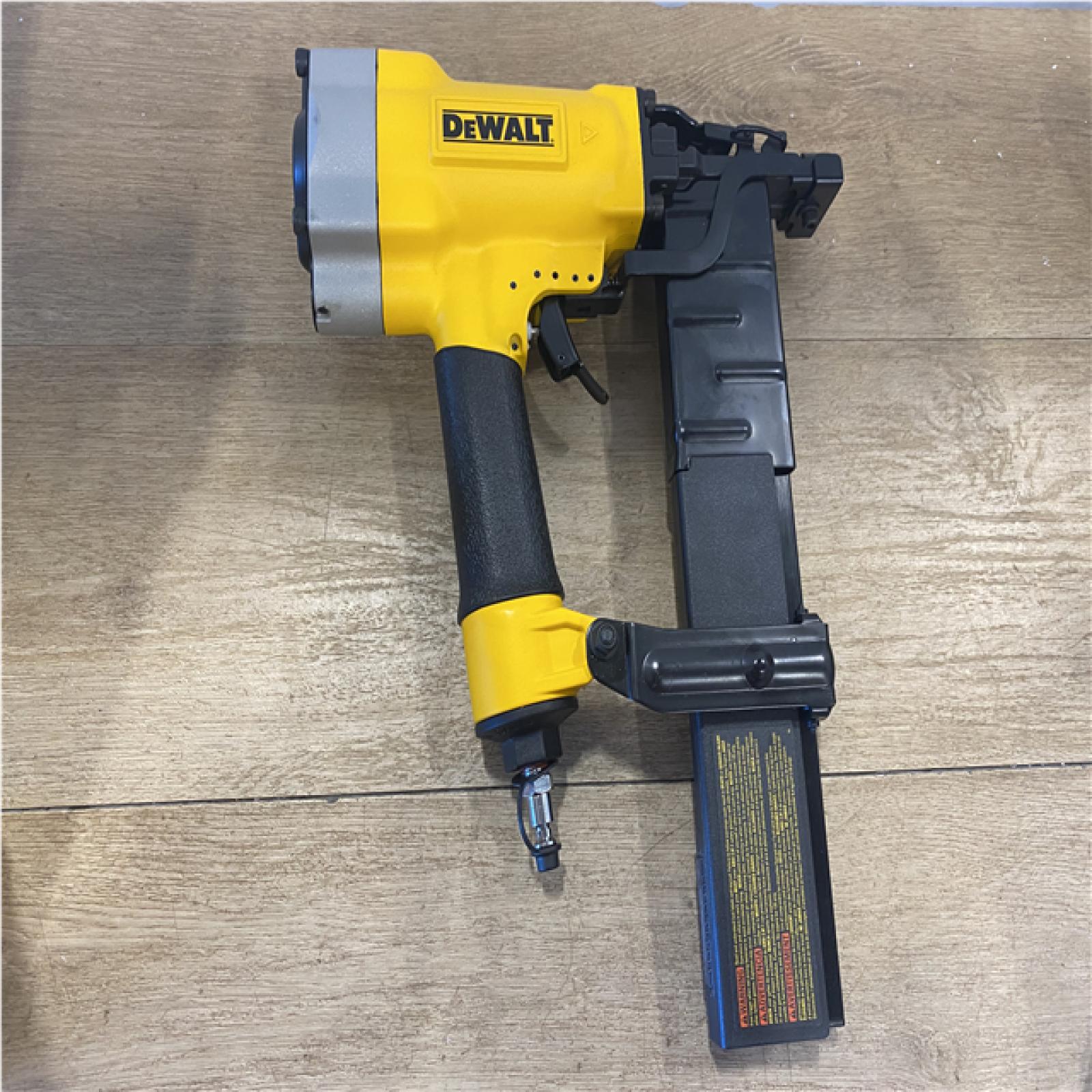 AS-IS DEWALT Corded Pneumatic 16-Gauge 1 in. Crown Lathing Stapler