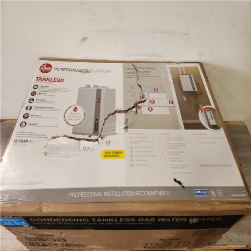 Phoenix AS-IS Rheem Performance Platinum 9.5 GPM Smart Super High Efficiency Indoor or Outdoor Natural Gas Tankless Water Heater