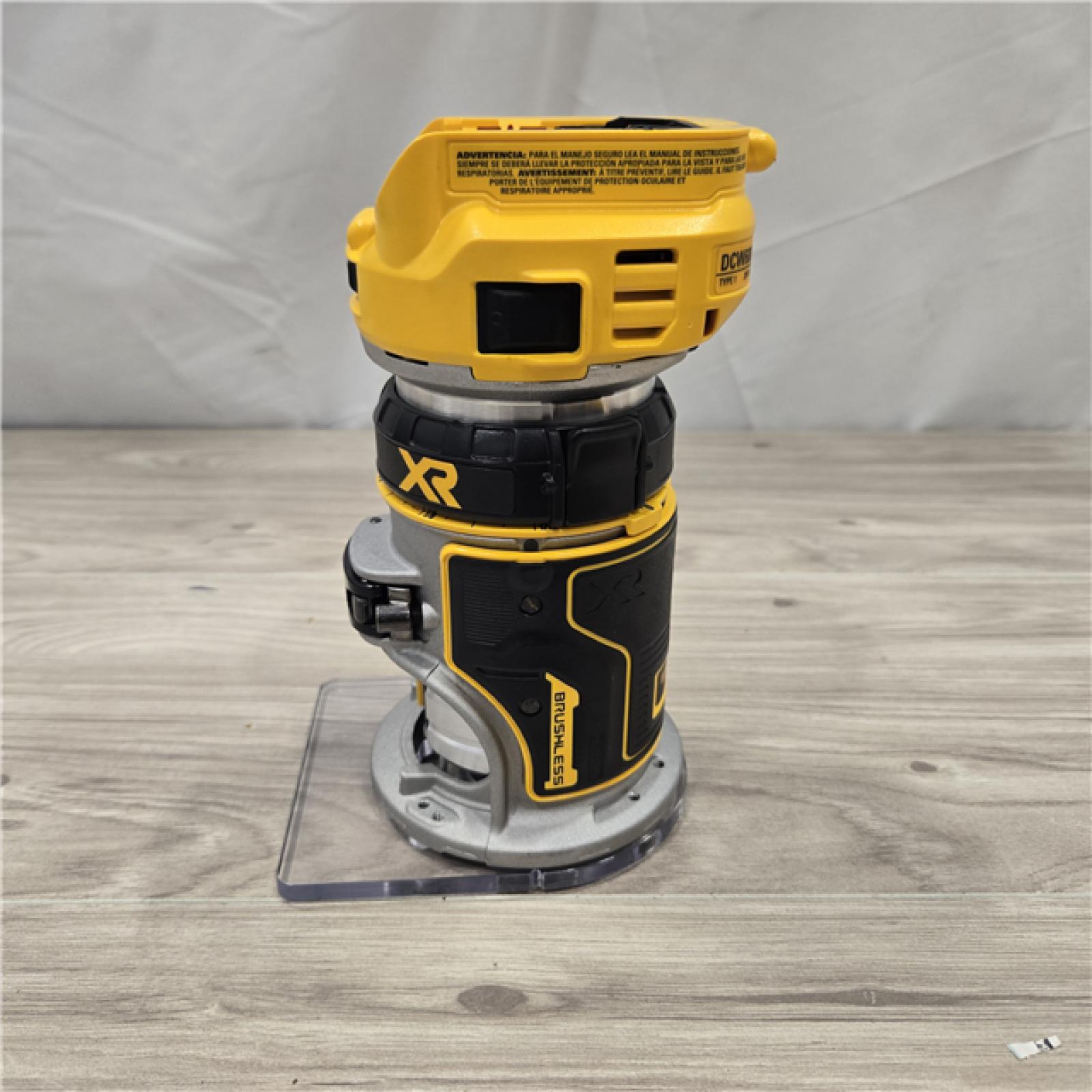 AS-IS Dewalt 20V MAX XR Brushless Cordless Compact Router (Tool Only)