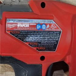 HOUSTON LOCATION - AS-IS Milwaukee FUEL 18-Volt Lithium-Ion Brushless Cordless 18-Gauge 1/4 in. Narrow Crown Stapler (Tool-Only)