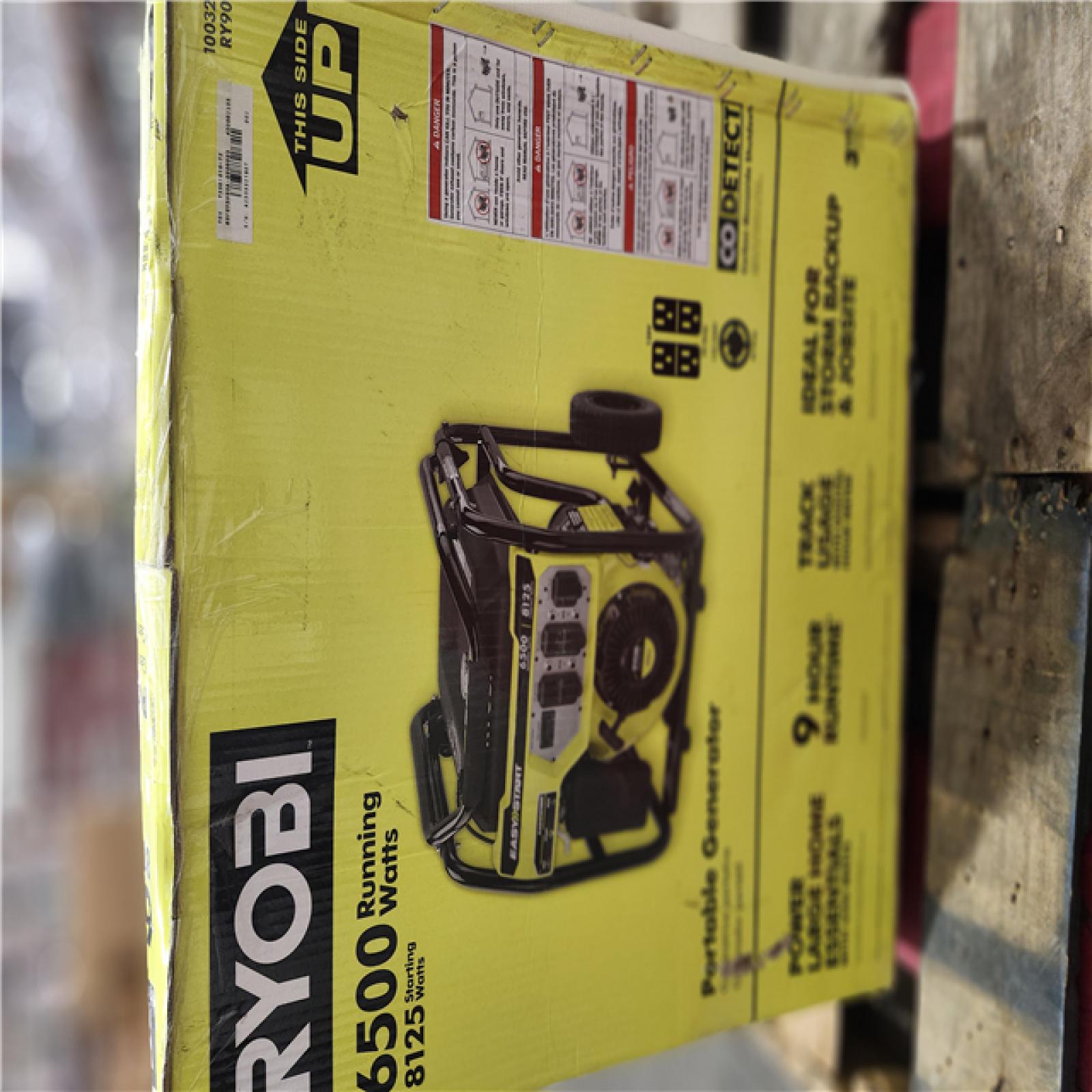 Dallas Location - NEW-  RYOBI 8125-Watt Gasoline Powered Portable Generator