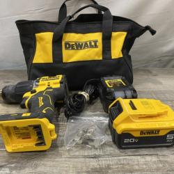 AS-IS DEWALT ATOMIC 20V Lithium-Ion Cordless 1/2 in. Hammer Drill Kit