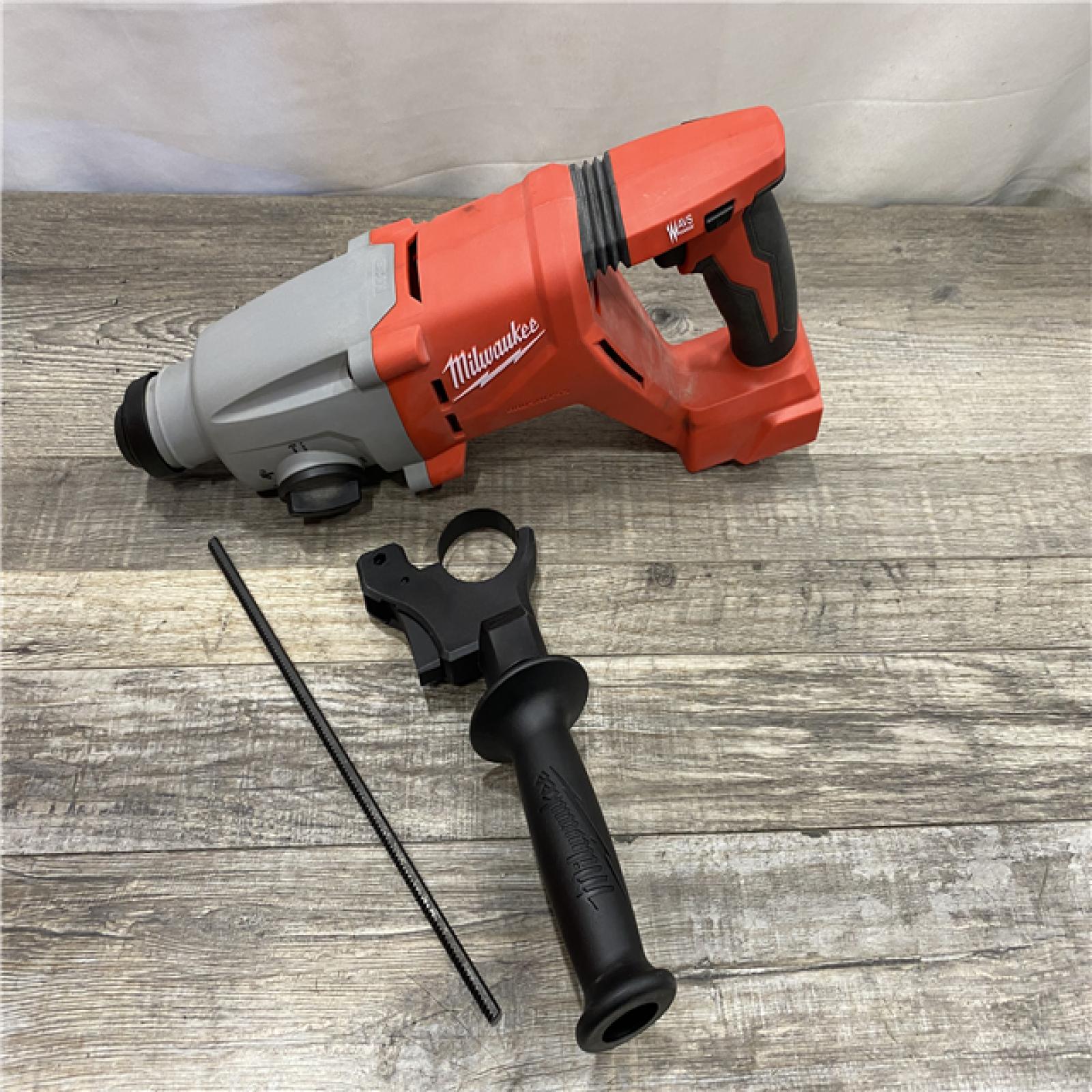 AS-IS Milwaukee 18V Lithium-Ion Brushless Cordless 1 in. SDS-Plus D-Handle Rotary Hammer (Tool-Only)