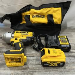 AS-IS DEWALT 20V MAX Lithium-Ion Cordless 1/2 in. Impact Wrench Kit