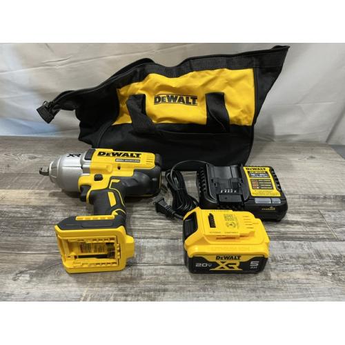 AS-IS DEWALT 20V MAX Lithium-Ion Cordless 1/2 in. Impact Wrench Kit