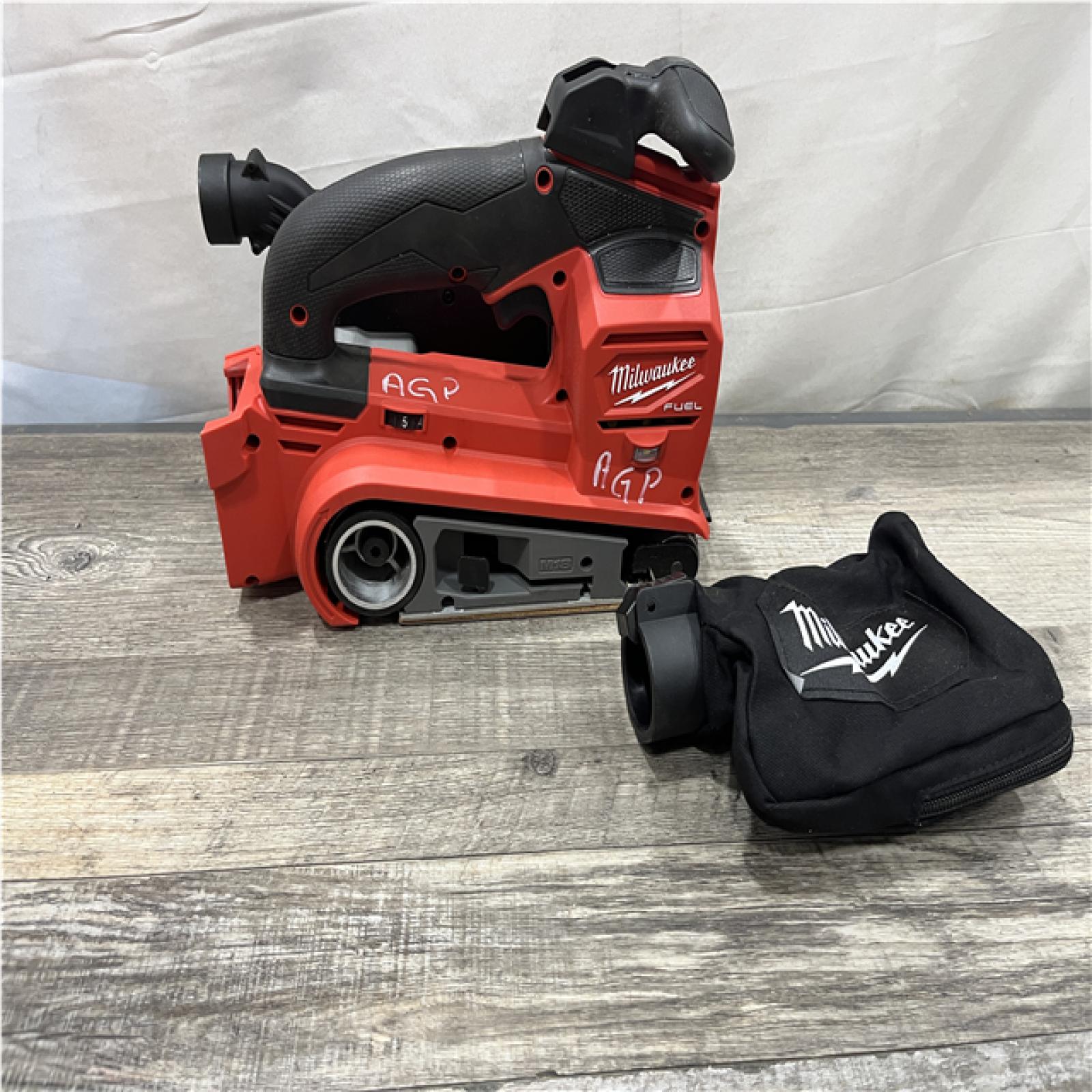 AS-IS Milwaukee FUEL 18-Volt Lithium-Ion Cordless Belt Sander (Tool-Only)