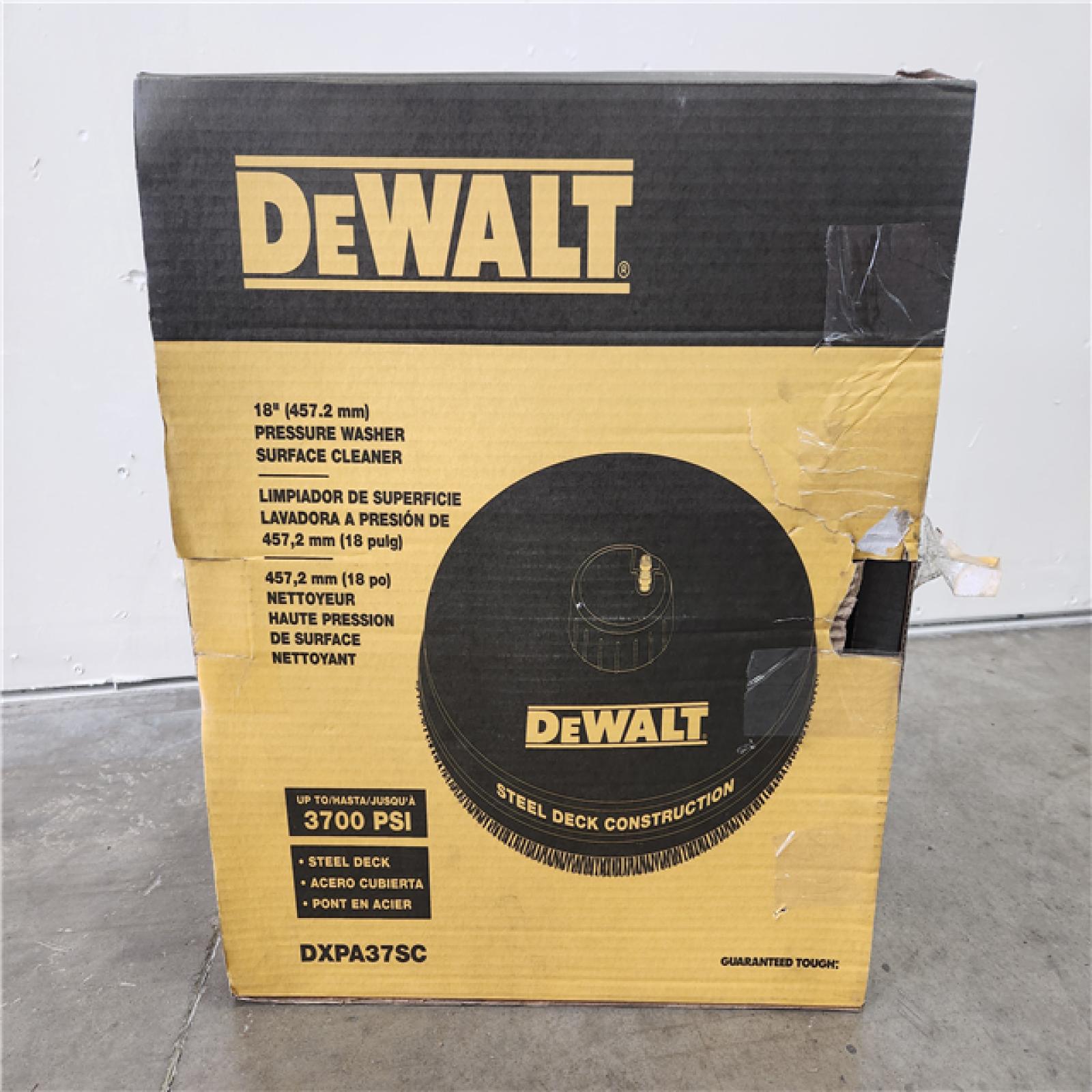 Phoenix Location NEW DEWALT Universal 18 in. Surface Cleaner for Cold Water Pressure Washers Rated up to 3700 PSI