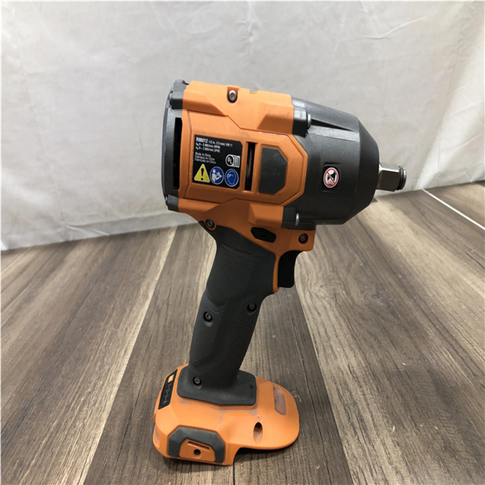 AS-IS RIDGID 18V Brushless Cordless 4-Mode 1/2 in. Mid-Torque Impact Wrench with Friction Ring (Tool Only)