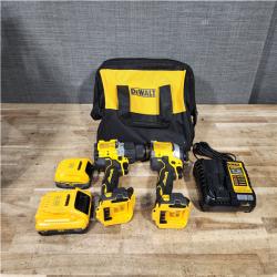 Houston Location AS-IS DEWALT 20V XR Lithium-Ion Cordless 2-Tool Combo Kit