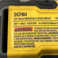 AS-IS DEWALT 20V Brushless Cordless 3/4 in. High Torque Impact Wrench (Tool Only)