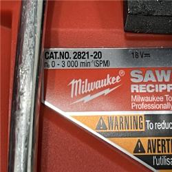 AS-IS Milwaukee FUEL GEN-2 18V Lithium-Ion Brushless Cordless SAWZALL Reciprocating Saw (Tool-Only)