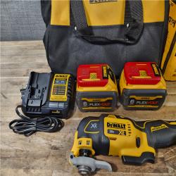 HOUSTON LOCATION - AS-IS (APPEARS LIKE NEW) DeWalt 20V MAX Lithium-Ion Cordless 3-Tool Combo Kit with (2) FLEXVOLT 6.0 Ah Batteries and Charger