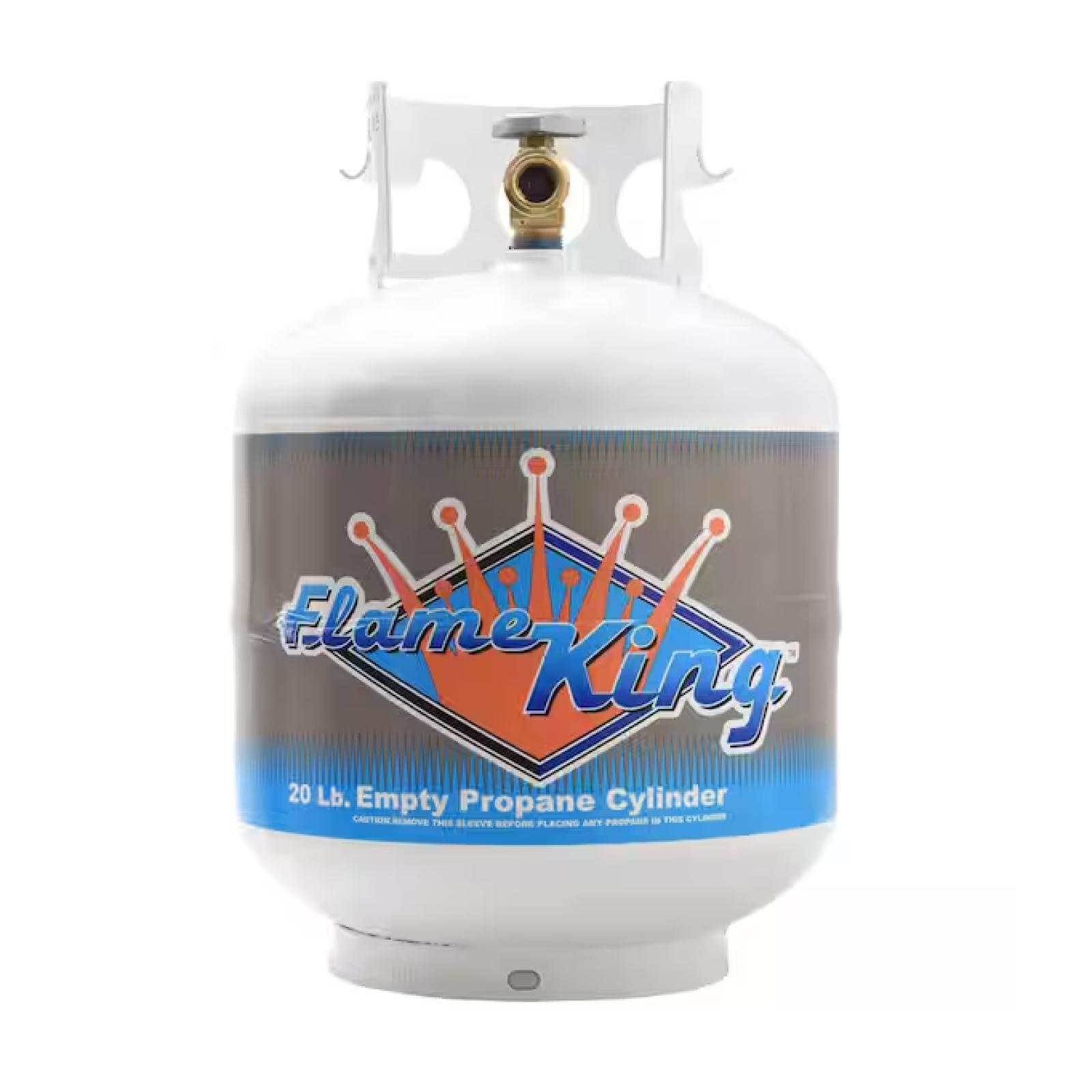 DALLAS LOCATION- FLAME KING 20 lbs. Empty Propane Cylinder PALLET (24 UNITS)