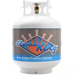 DALLAS LOCATION- FLAME KING 20 lbs. Empty Propane Cylinder PALLET (24 UNITS)
