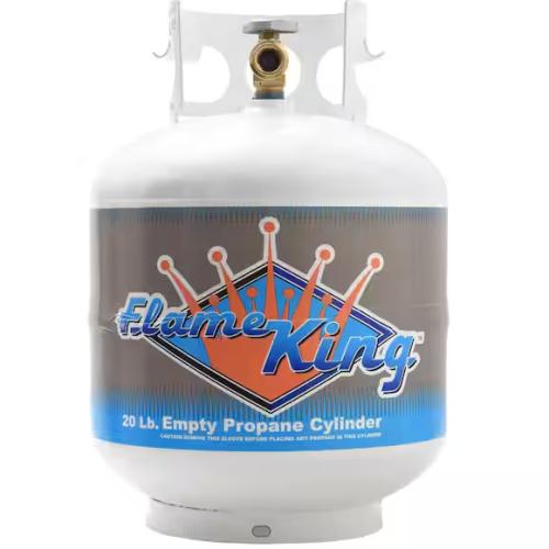 DALLAS LOCATION- FLAME KING 20 lbs. Empty Propane Cylinder PALLET (24 UNITS)