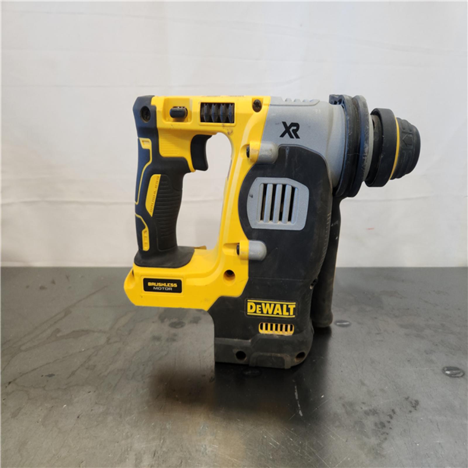 AS-IS- DEWALT 20V MAX XR Cordless Brushless 1 in. SDS Plus L-Shape Rotary Hammer (Tool Only)