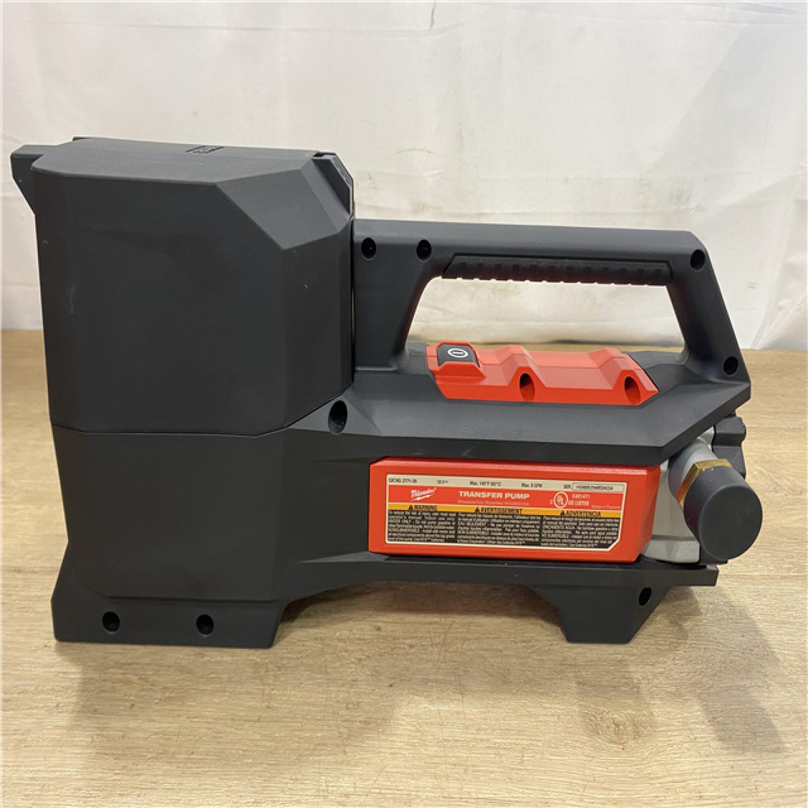 AS-IS Milwaukee 18-Volt 1/4 HP Lithium-Ion Cordless Transfer Pump (Tool Only)