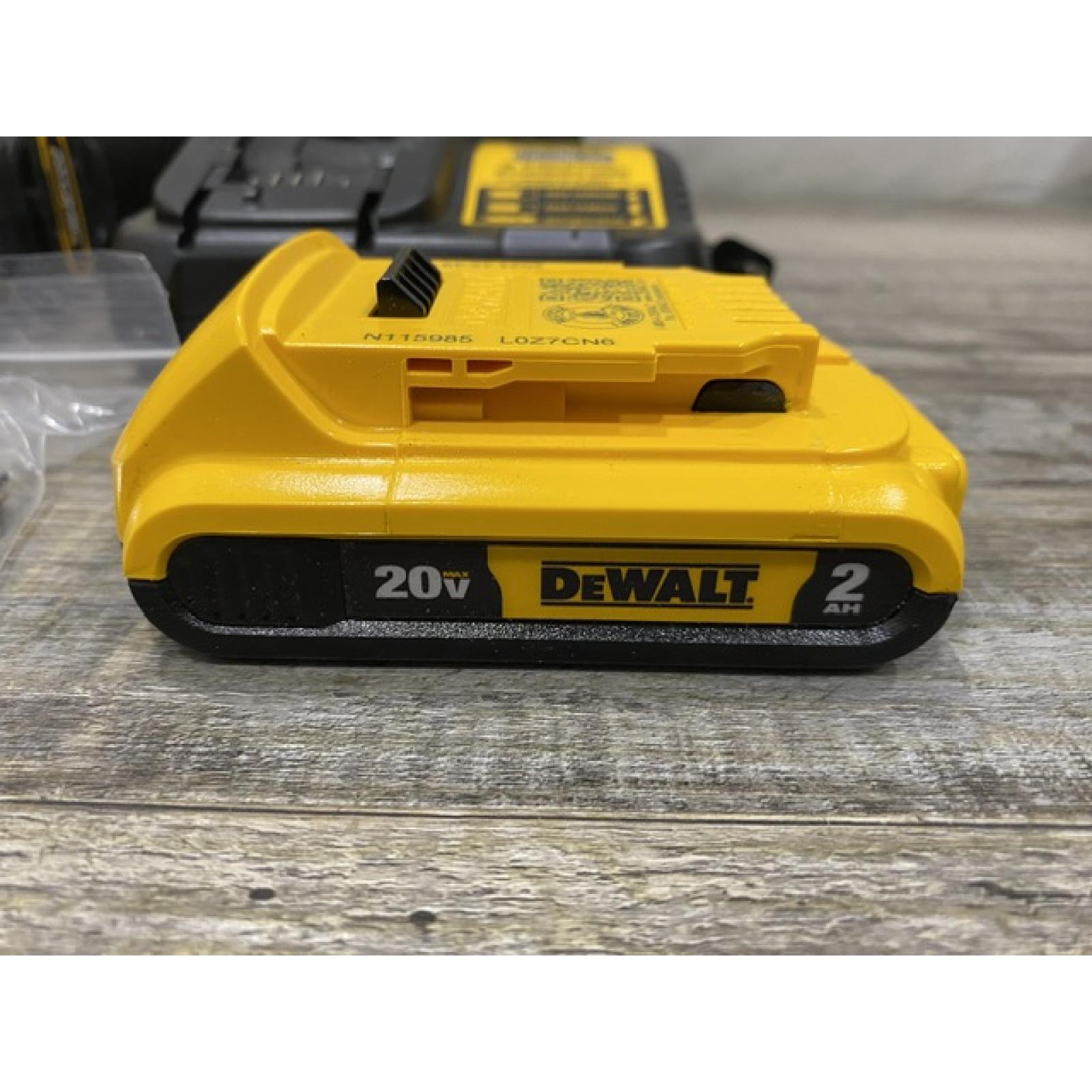 AS-IS DEWALT Atomic 20V Lithium-Ion Cordless Compact 1/2 in. Drill/Driver Kit