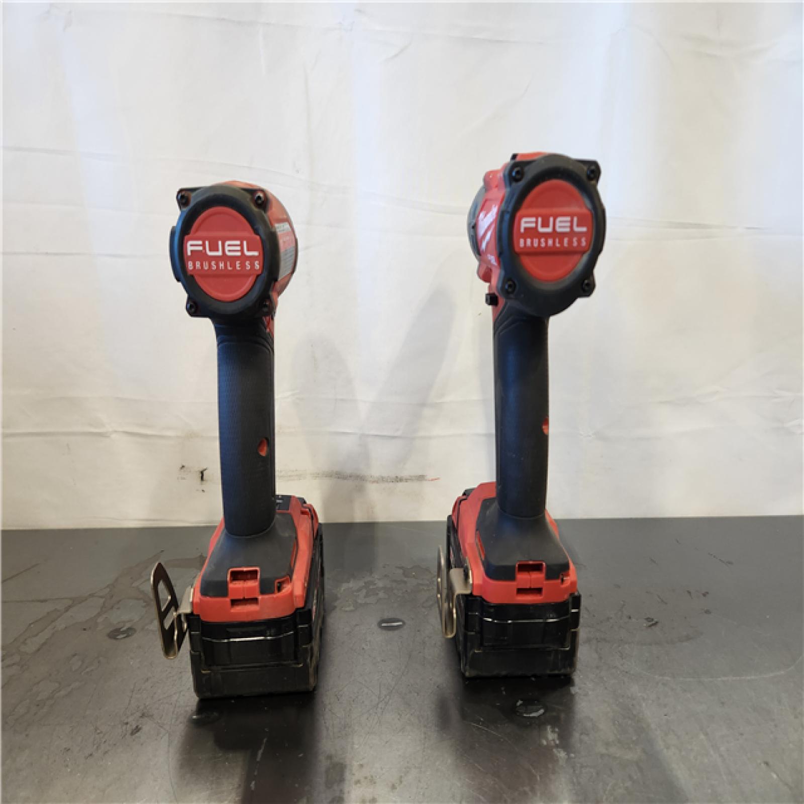 AS-IS- Milwaukee FUEL 18V Lithium-Ion Brushless Cordless Hammer Drill and Impact Driver Combo Kit