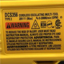 AS-IS DEWALT 20V MAX XR Cordless Brushless 3-Speed Oscillating Multi Tool Kit