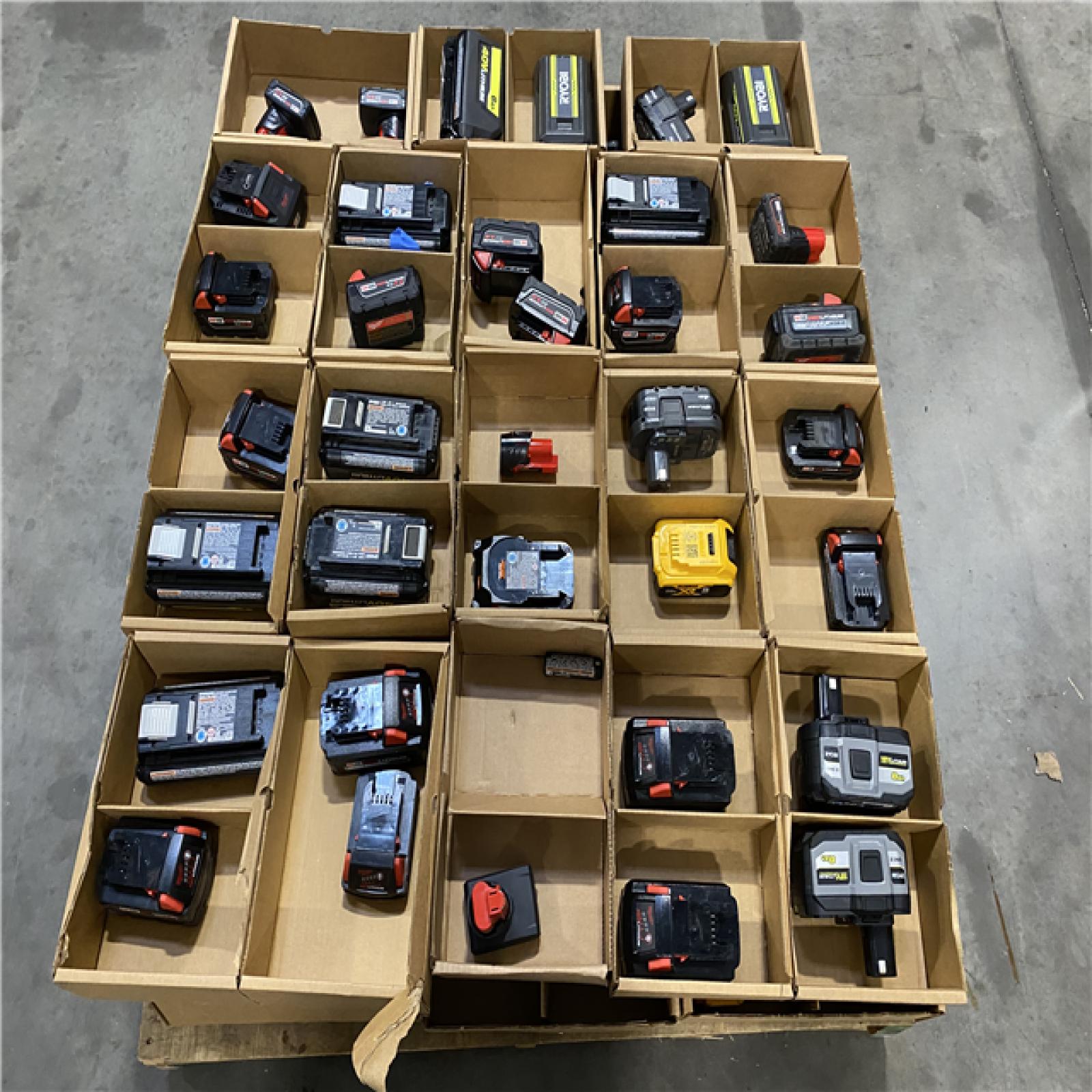 DALLAS LOCATION- AS-IS BATTERY PALLET