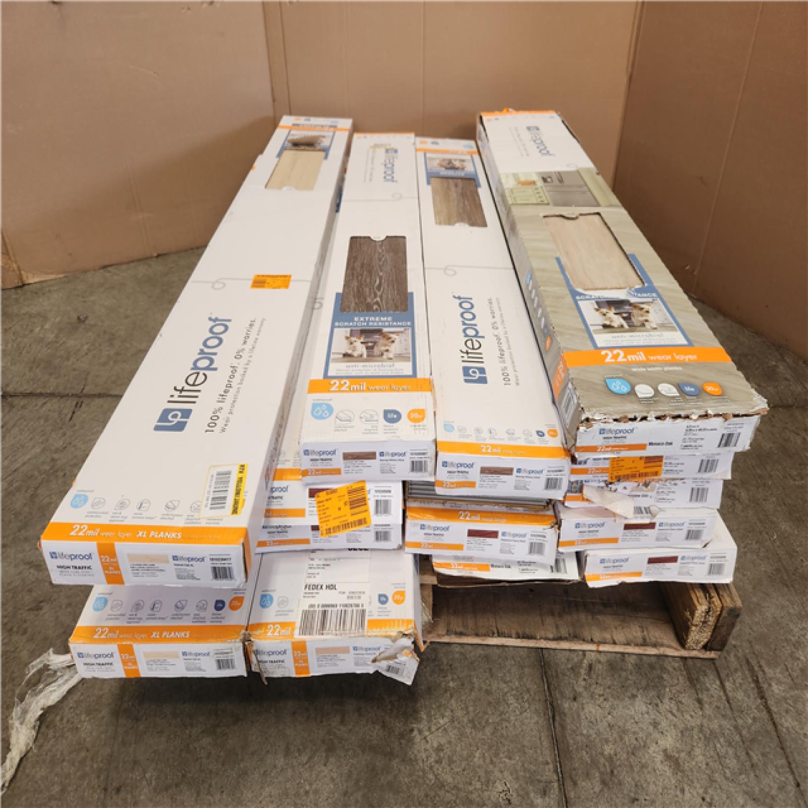 Phoenix NEW Lifeproof  Waterproof Click Lock Luxury Vinyl Plank Flooring Pallet (17-Boxes)
