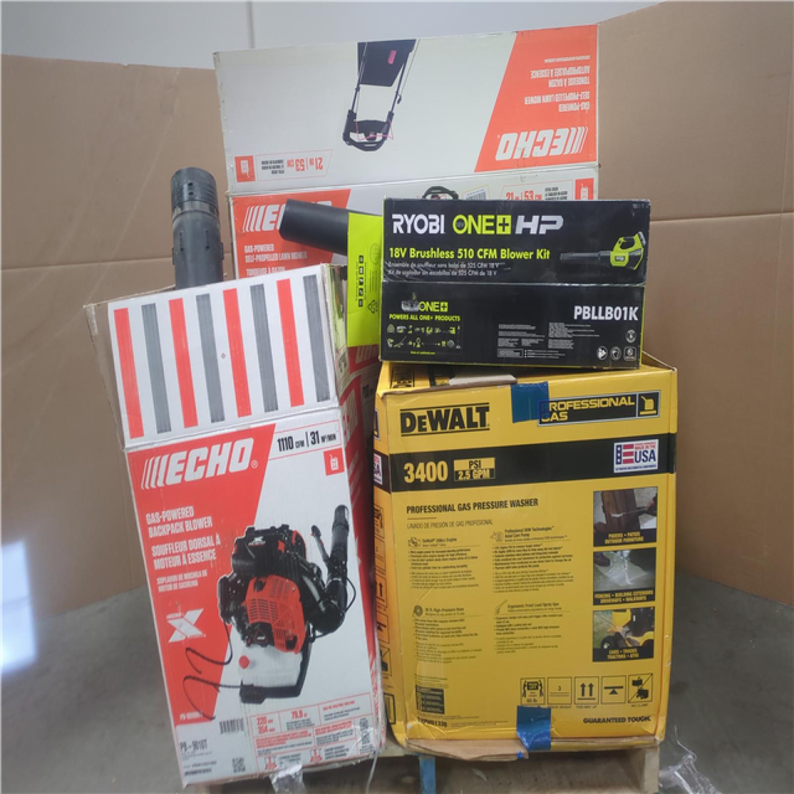 CALIFORNIA AS-IS OUTDOOR POWER EQUIPMENT