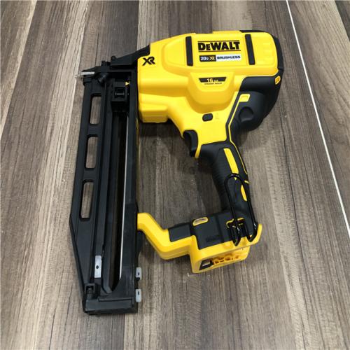 AS-IS DEWALT 20V MAX XR 16-Gauge Lithium-Ion Cordless Finish Nailer (Tool Only)