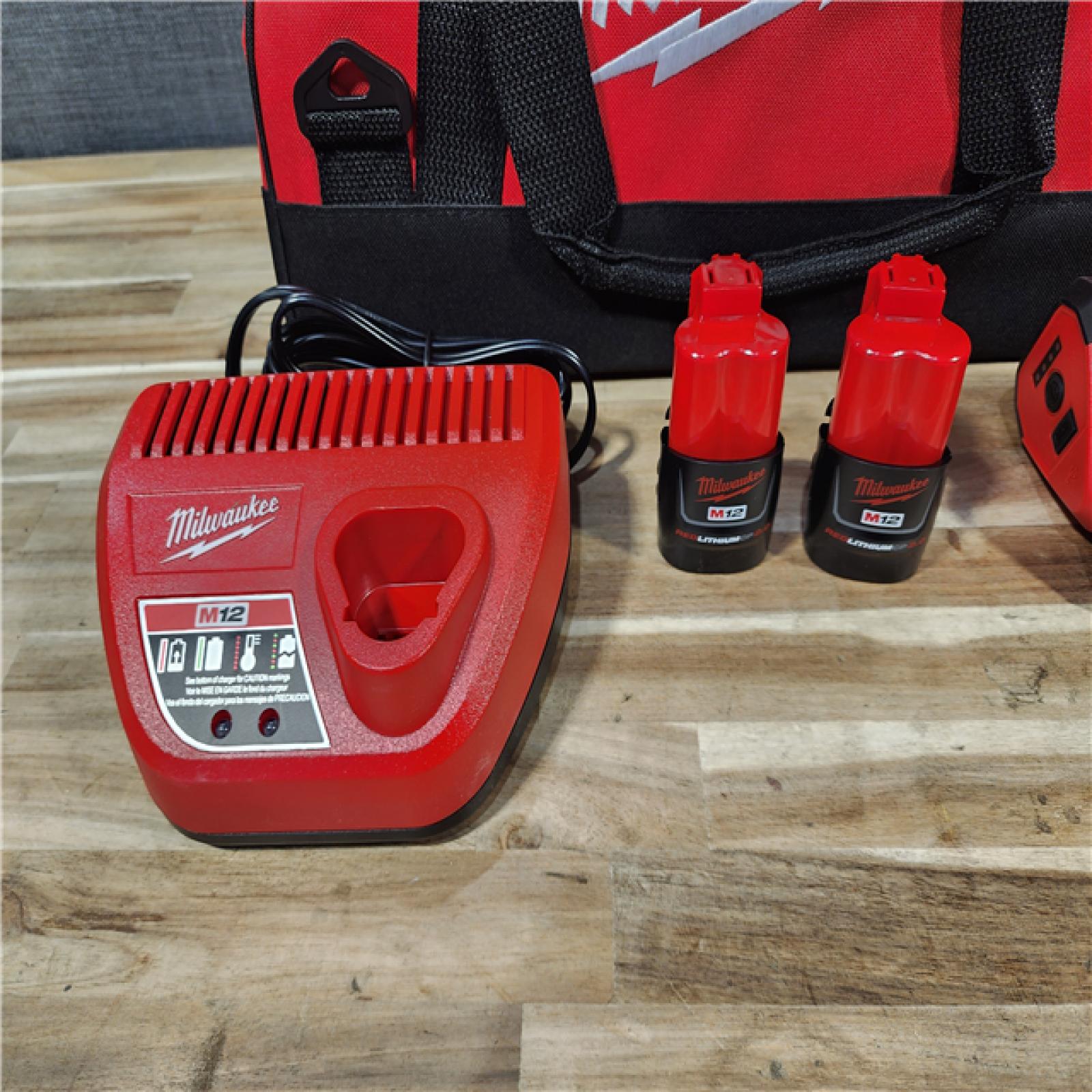 HOUSTON LOCATION - AS-IS Milwaukee M12 12V Lithium-Ion Cordless Combo Kit