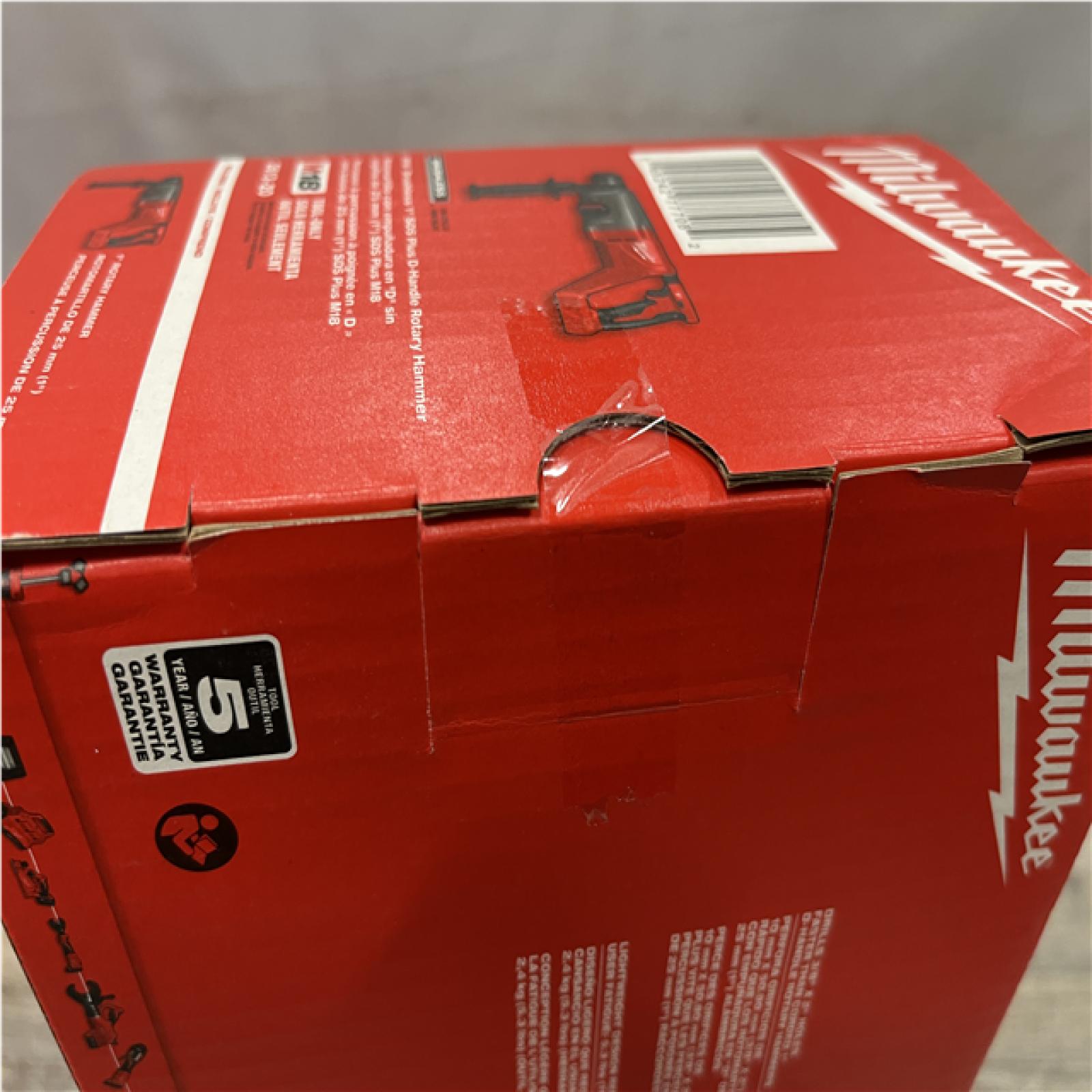 NEW - Milwaukee 18V Lithium-Ion Brushless Cordless 1 in. SDS-Plus D-Handle Rotary Hammer (Tool-Only)