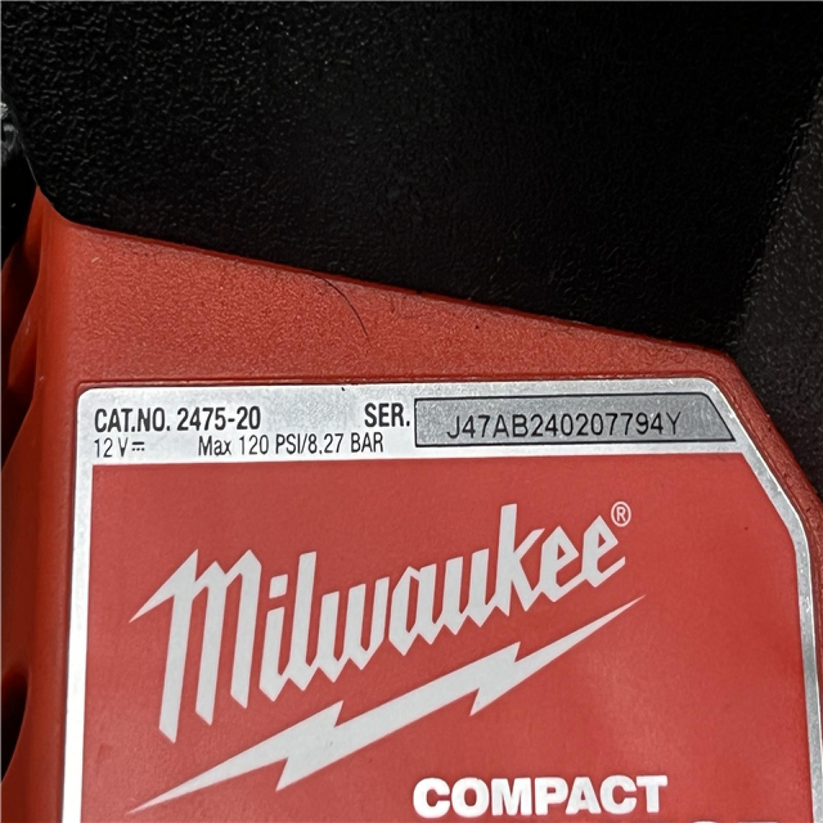 AS-IS Milwaukee 12-Volt Lithium-Ion Cordless Electric Portable Inflator (Tool-Only)