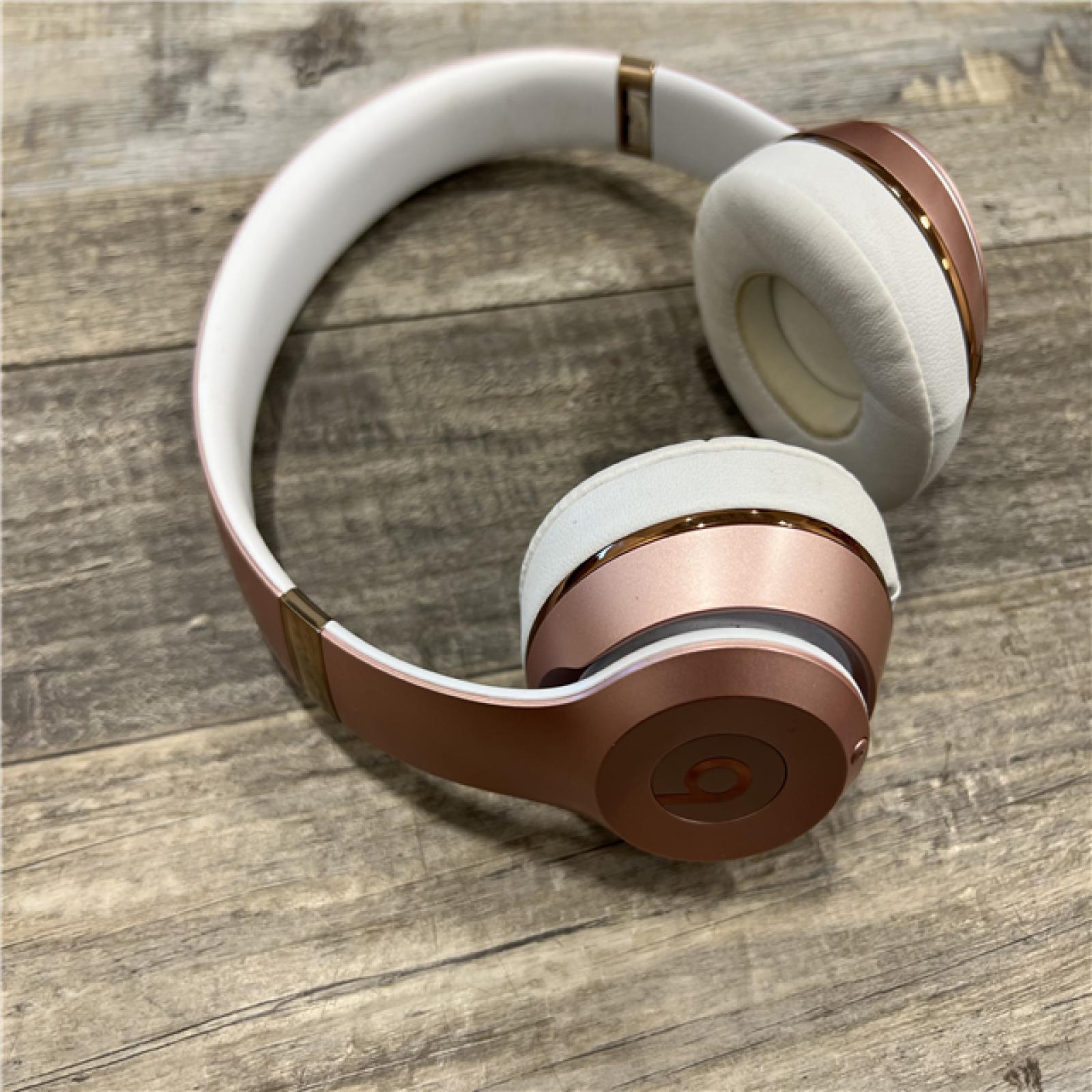 AS-IS Beats Solo3 Wireless On-Ear Headphones -Rose Gold