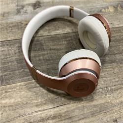 AS-IS Beats Solo3 Wireless On-Ear Headphones -Rose Gold