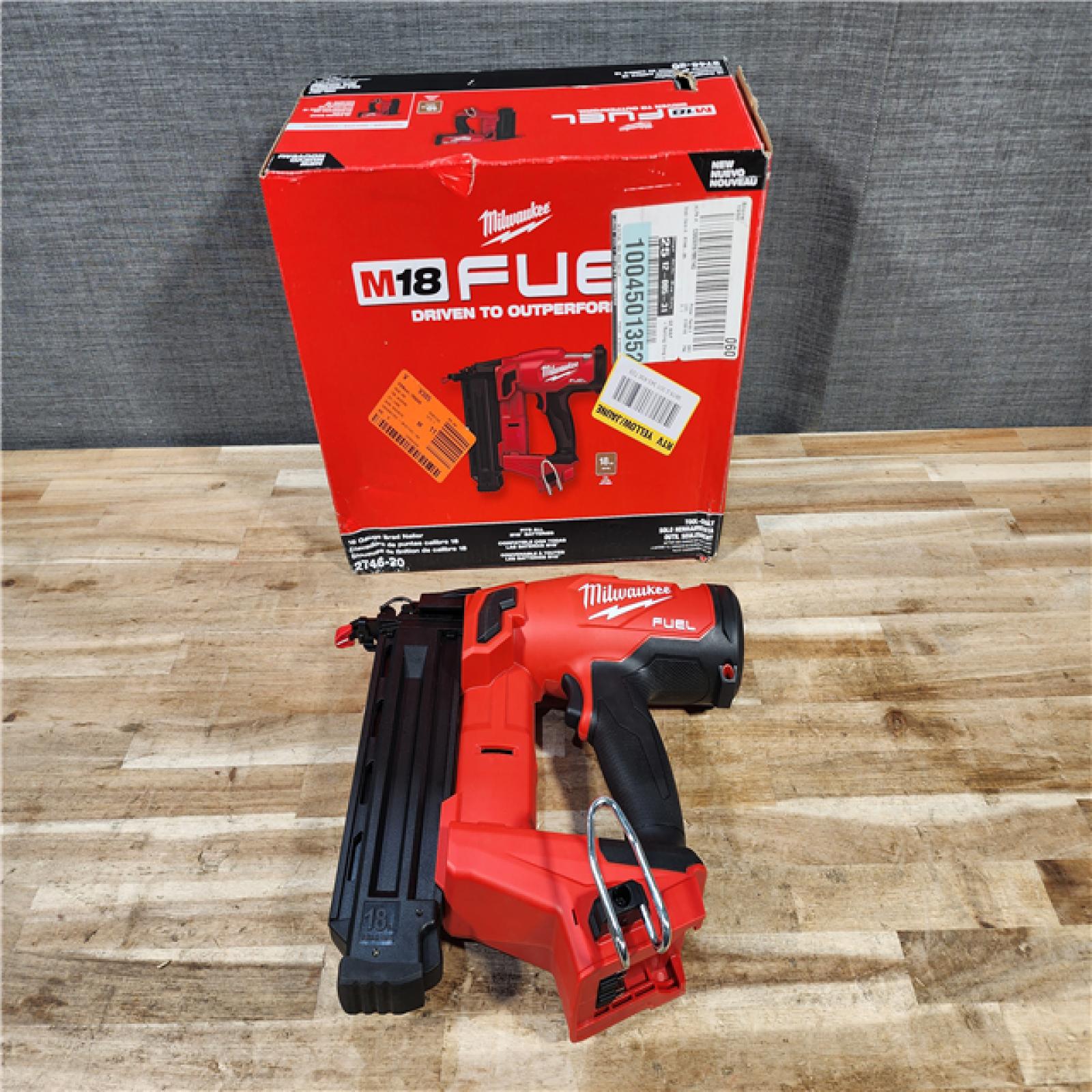 HOUSTON LOCATION - AS-IS (APPEARS LIKE NEW) Milwaukee FUEL 18-Volt Lithium-Ion Brushless Cordless Gen II 18-Gauge Brad Nailer (Tool-Only)
