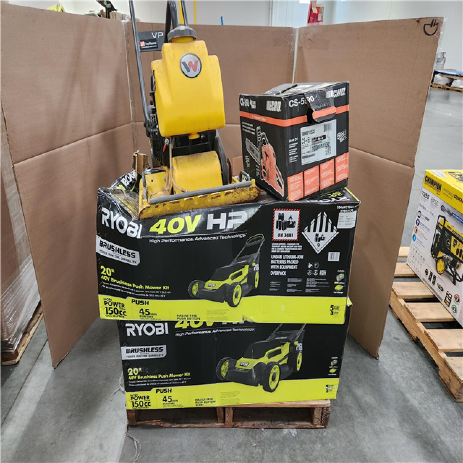 CALIFORNIA AS-IS OUTDOOR POWER EQUIPMENT