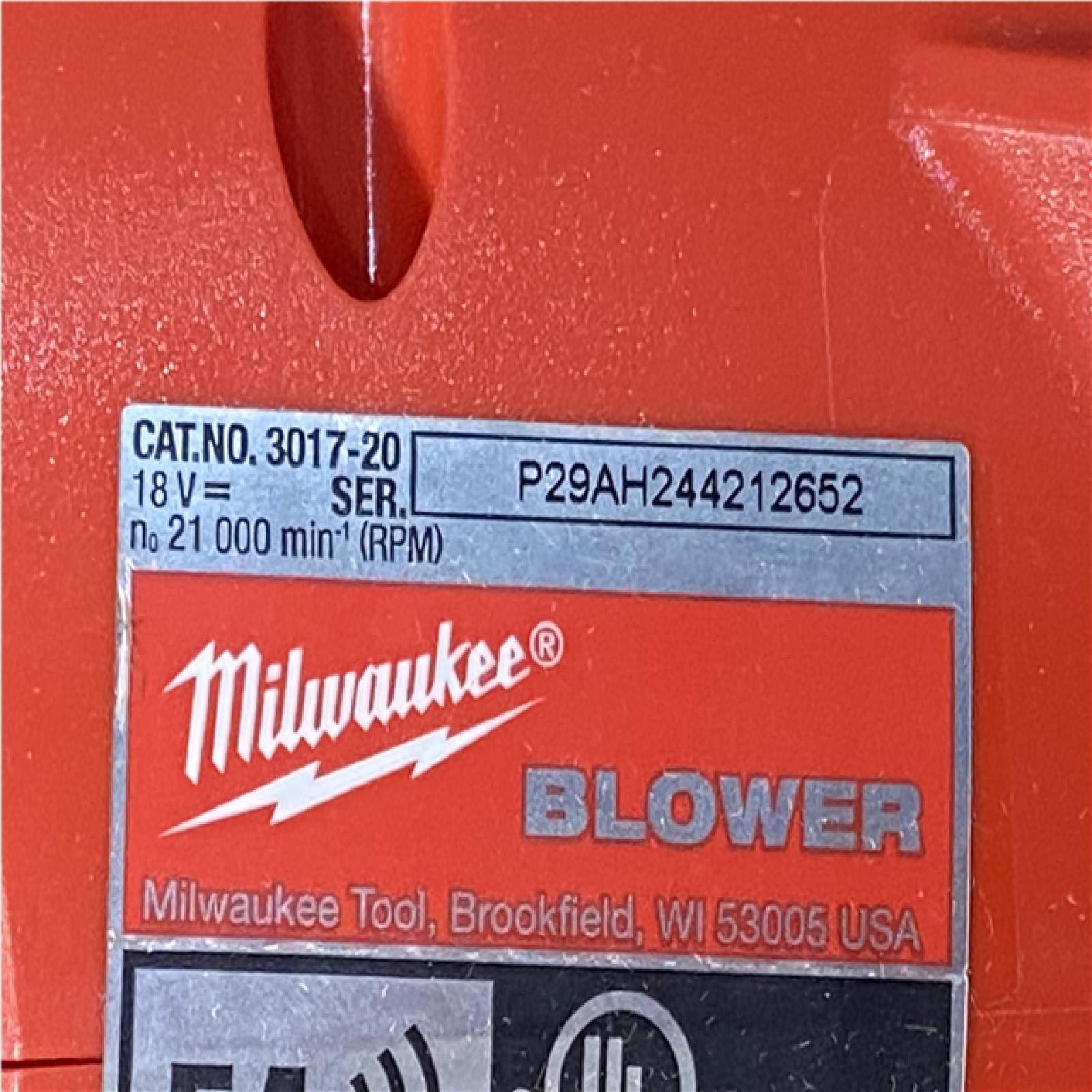 Houston Location AS-IS Milwaukee FUEL 120 MPH 500 CFM 18V Lithium-Ion Brushless Cordless Handheld Blower (Tool-Only)