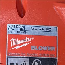 Houston Location AS-IS Milwaukee FUEL 120 MPH 500 CFM 18V Lithium-Ion Brushless Cordless Handheld Blower (Tool-Only)