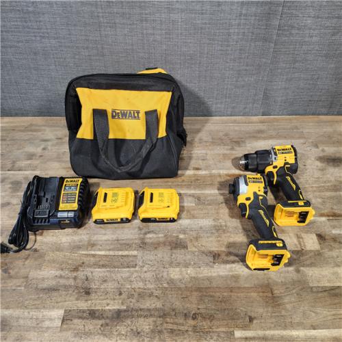 HOUSTON LOCATION - AS-IS DEWALT 2 TOOL COMBO KIT W/ (2) BATTERY & CHARGER