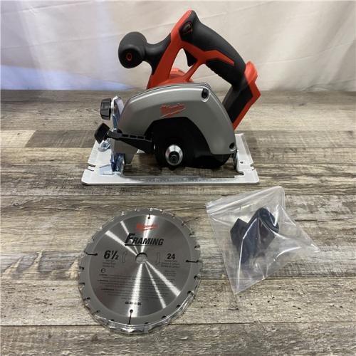 AS-IS Milwaukee 18V Lithium-Ion Cordless 6-1/2 in. Circular Saw (Tool-Only)
