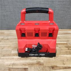 HOUSTON LOCATION - AS - IS Milwaukee 18V Lithium-Ion PACKOUT 6-Port Rapid Charger