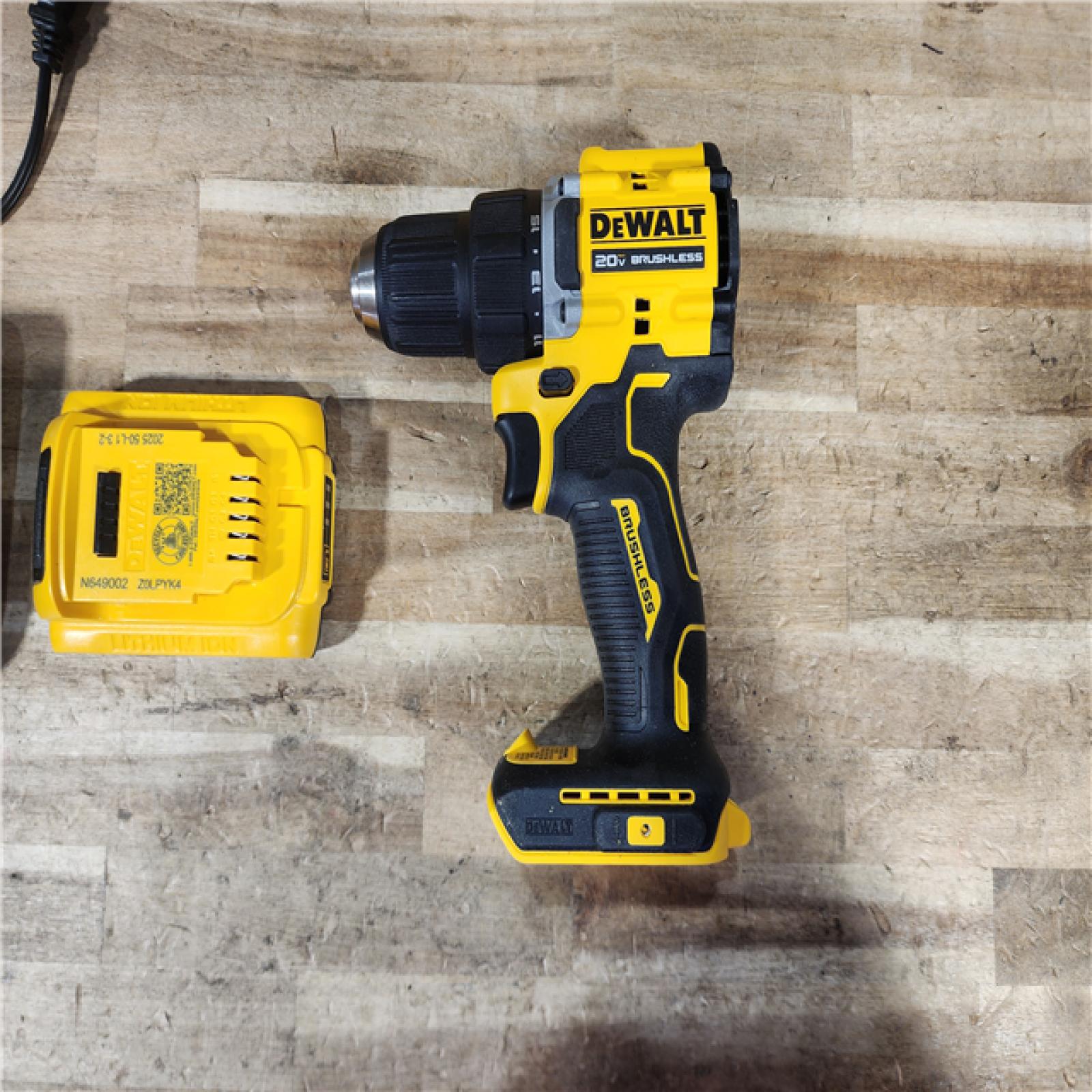 HOUSTON LOCATION - AS - IS DEWALT Atomic 20V Lithium-Ion Cordless Compact 1/2 in. Drill/Driver Kit