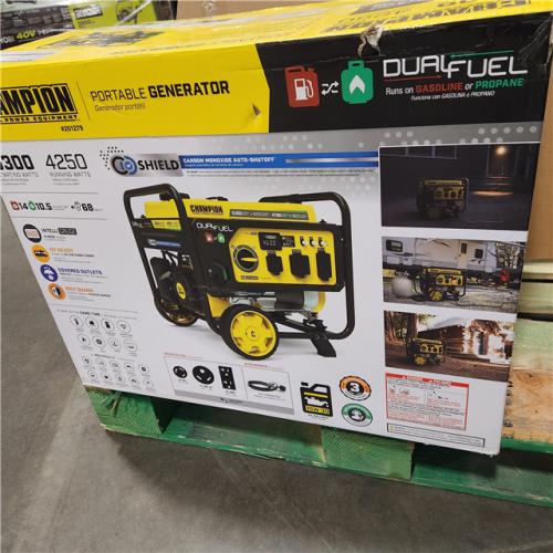 Dallas Location - As-Is Champion Power Equipment 5300/4250-Watt Gasoline  Portable Generator