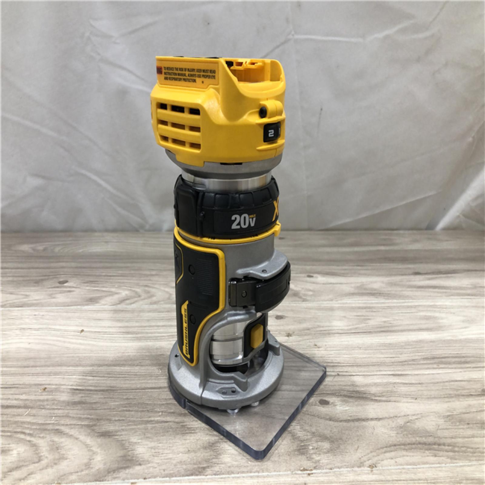 AS-IS DEWALT 20V MAX XR Cordless Fixed Base Compact Router (Tool Only)