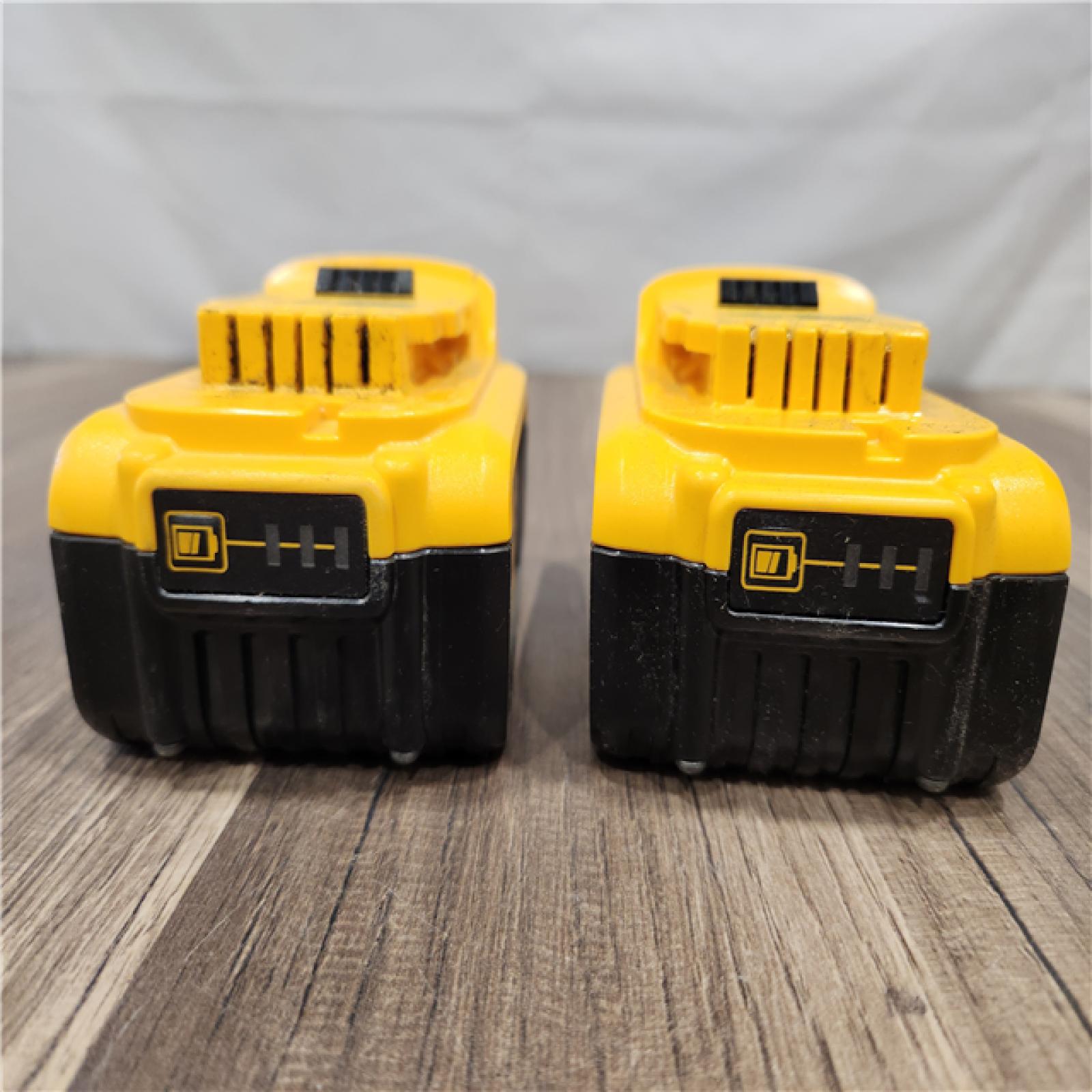 AS-IS - DEWALT 20V MAX XR Premium Lithium-Ion 5.0Ah Battery Pack (2 Pack)