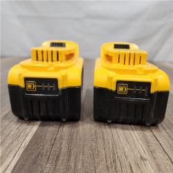 AS-IS - DEWALT 20V MAX XR Premium Lithium-Ion 5.0Ah Battery Pack (2 Pack)