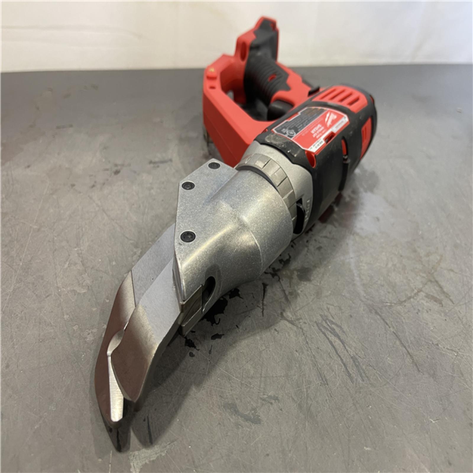 AS-IS - Milwaukee M18 18-Volt Lithium-Ion Cordless 18-Gauge Single Cut Metal Shear