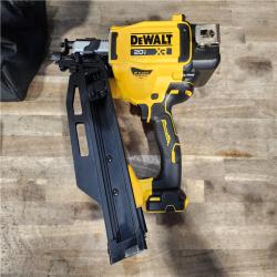 HOUSTON LOCATION - AS-IS DeWalt 20V MAX Cordless 21 Deg Framing Nailer Kit (Battery & Charger) 20 V